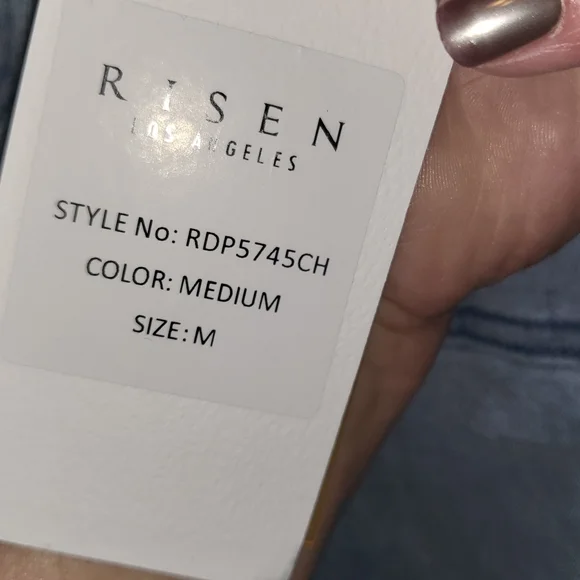 Light Blue Women's Drawstring Wide Leg Jeans - Picture 12 of 16